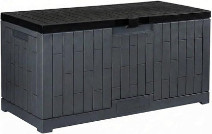 YITAHOME 120 Gallon Large Deck Box, Garden Tools, Pool Supplies, Easy Assembly by YITAHOME