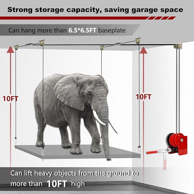 Overhead Garage Storage Lift - Image 5