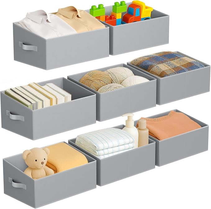 DIMJ Closet Storage Bins 8 Pack by DiMJ