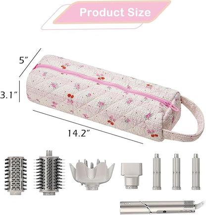 Quilted Hair Tools Travel Bag，Hair Styling Accessories Storage Case - Image 3