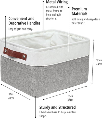 DECOMOMO Storage Baskets for Shelves - Image 4