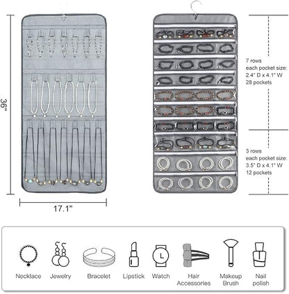 Dual-sided Hanging Jewelry Organizer - Image 2