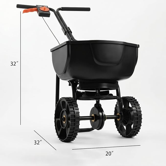 Walk-Behind Hand Push Broadcast Spreader, 10 ft Spreading Width Manual - Image 8