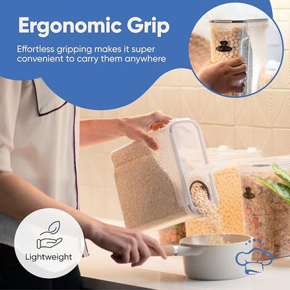 Cereal Containers Storage Set Large, Airtight Food Storage Containers - Image 7