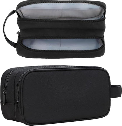 Teskyer Double Layer Cable Organizer Bag, Travel Tech Pouch, Water Resistant by TESKYER