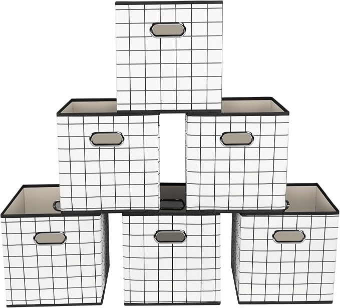 Yunkeeeper storage bins Cubes, Fabric Cube Organizer by Yunkeeper