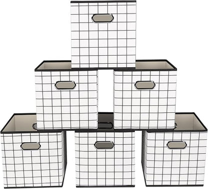 Yunkeeeper storage bins Cubes, Fabric Cube Organizer by Yunkeeper