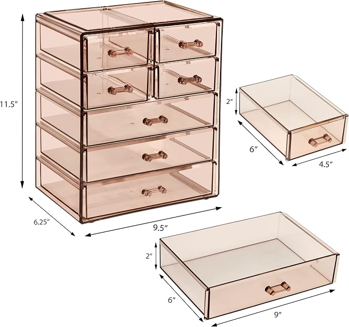 Sorbus Acrylic Makeup Organizer - Image 3
