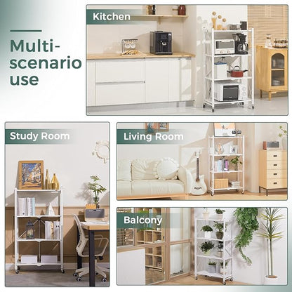 DEANIC 4 Tier Foldable Storage Shelves - Image 4