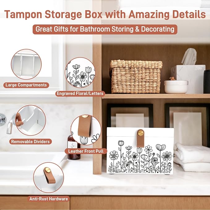 100% Solid Wood Tampon Holder Box - Image 7