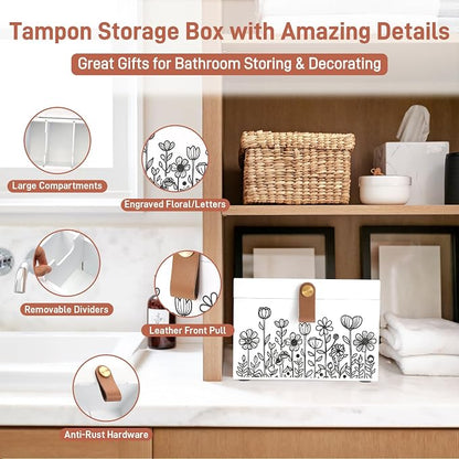 100% Solid Wood Tampon Holder Box - Image 7