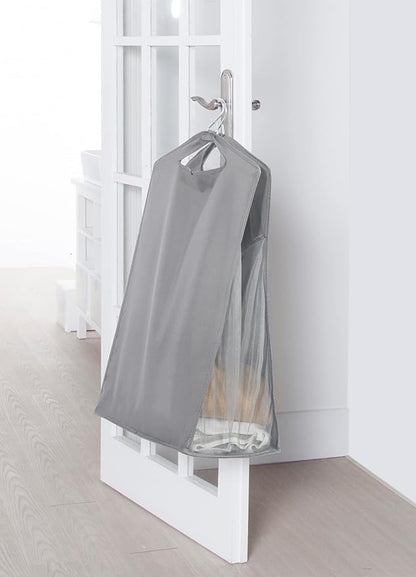 STORAGE MANIAC 2-Pack Hanging Laundry Hamper, Front See-Through Mesh Bag - Image 5