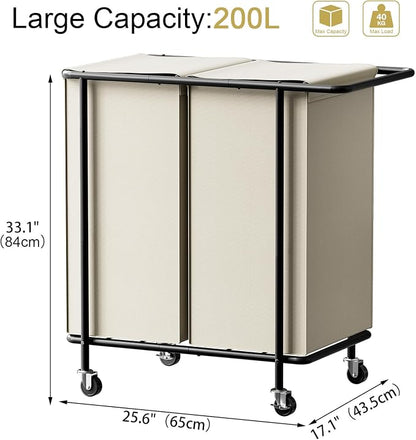 Chrislley Double Laundry Hamper - Image 3