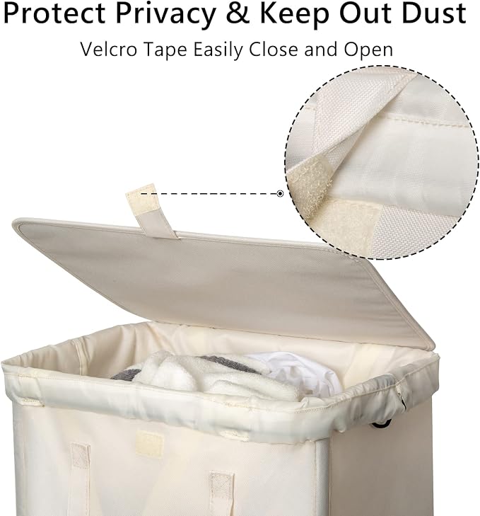 WOWLIVE 100L Laundry Hamper - Image 6