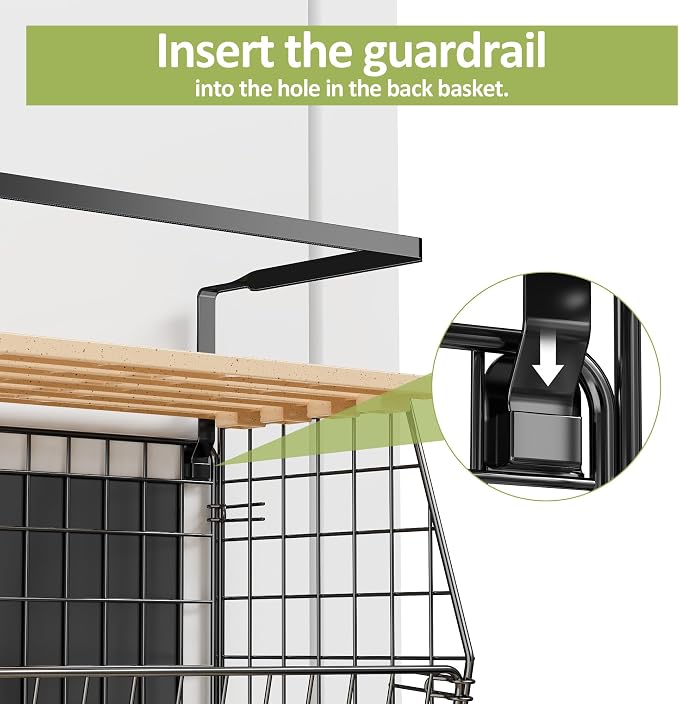 Magnetic Shelf for Fridge with Lid: 2 Pack Fruit Potato and Onion Storage Bin - Image 9