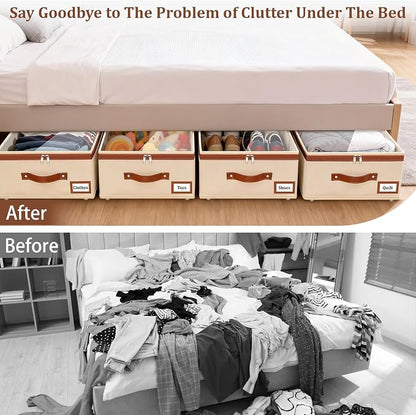Dolicer 4 Pack Under Bed Storage - Image 8
