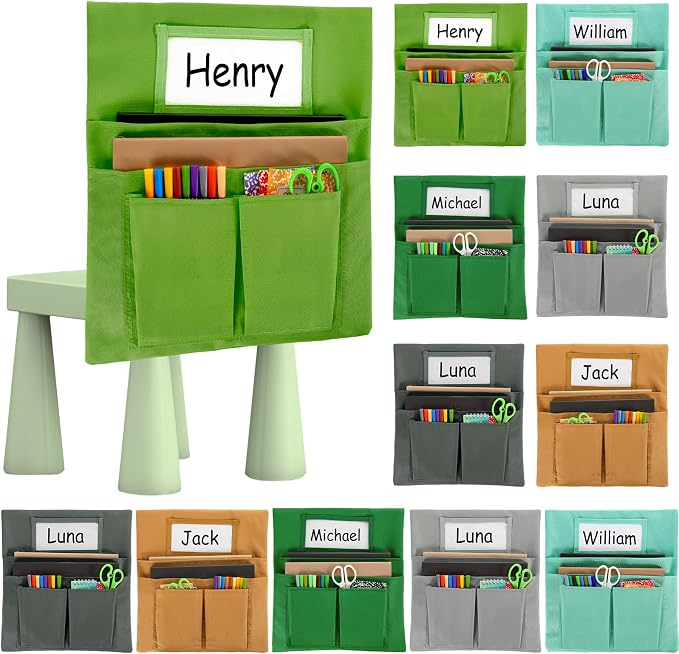 gisgfim 12 Pcs Small Chair Pockets by gisgfim