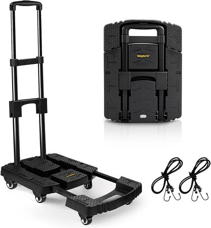 Voipvvii Folding Hand Truck 500lbs, Portable Heavy Duty Dolly Cart, 6 Wheels by VoipvviiDirect