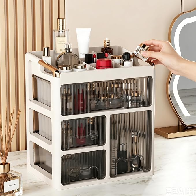 GearFusion Cosmetic Organizer, Makeup Storage Box - Image 2