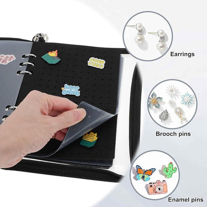CAPASTEC Pin Bag, Portable Pin Display Book, Brooches Storage - Image 5