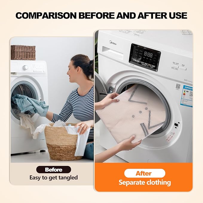 Kimmama Laundry Bags Mesh Wash Bags, Washing Bag - Image 6