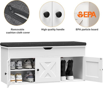 Homleke Shoe Storage Bench - Image 5
