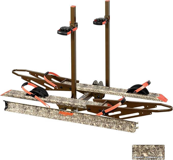 Young Hitch Bike Rack for 2 E-Bikes, Heavy Duty Platform Carrier, 200lbs by YoungElectric