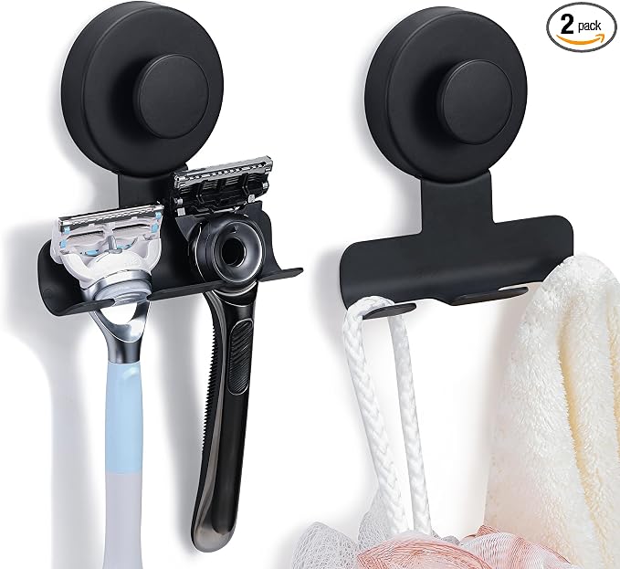 Suction Cup Razor and Shaver Holder by Fenas