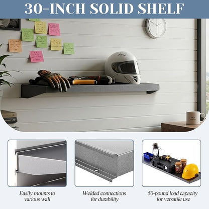 DoubleFill 1 Pack 30 x 12 Inches Heavy Duty Solid Shelf - Image 5
