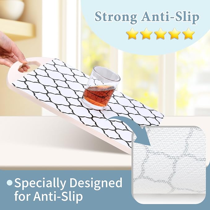 Shelf Drawer Liners for Kitchen Cabinets 17.3 x 236 Inches Non Adhesive Drawer - Image 2