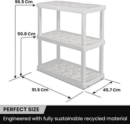 Oskar Heavy Duty Plastic Storage Shelves- - Image 3