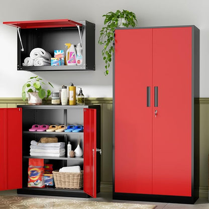 INTERGREAT Metal Storage Cabinet, Tall Metal Cabinet - Image 8