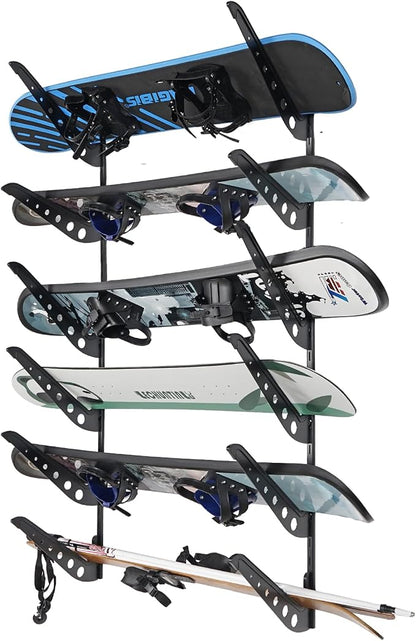 Snowboard Wall Racks, Adjustable Storage Rack by JUSTOOP