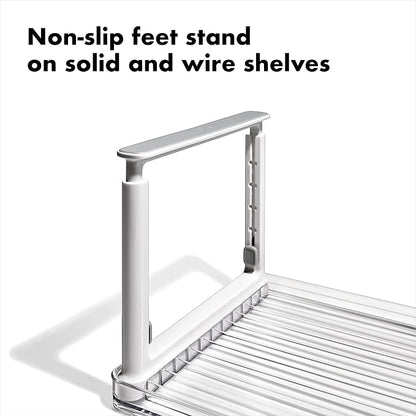 OXO Good Grips Adjustable Fridge Shelf Riser - Image 3