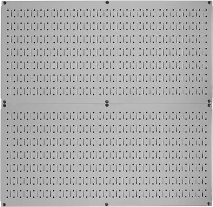 Wall Control Pegboard Rack Horizontal Metal Pegboard Garage Tool Storage Pack by Wall+Control