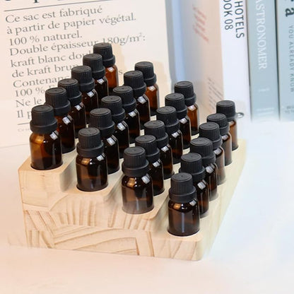 Essential Oil Display Stand 4 Tier Essential Oil Holder Solid Wood Essential - Image 4