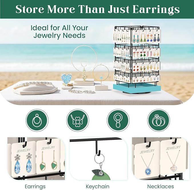 EsLuker.ly Rotating Earring Display Holder Stand - Image 3