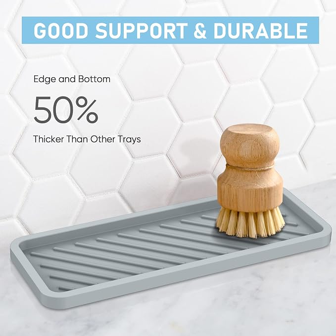EG-SIPRO Kitchen Sink Organizer Tray, Sponge Holder - Image 5