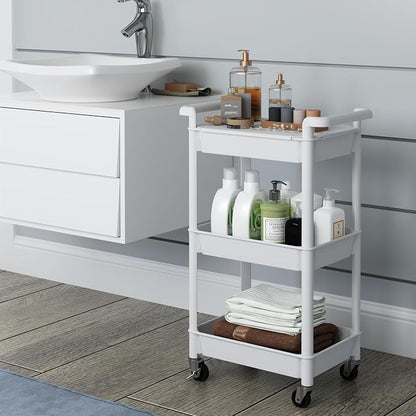 Steehoom 3-Tier Utility Rolling Cart - Image 6