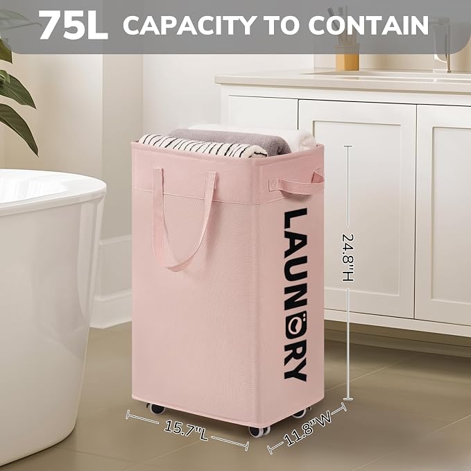 Goodpick Pink Laundry Basket - Image 3