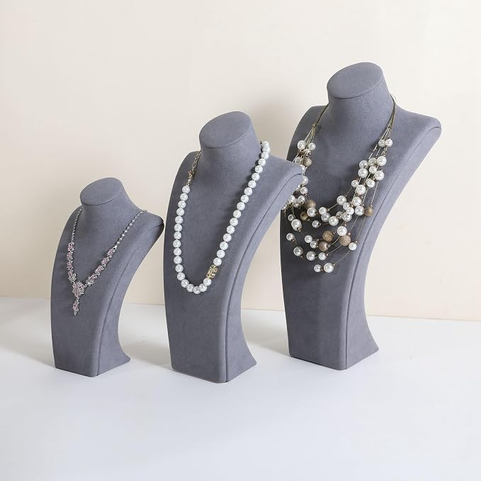 GemeShou Grey necklace storage organizer - Image 2