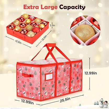 Plastic Christmas Ornament Storage Box - Image 6