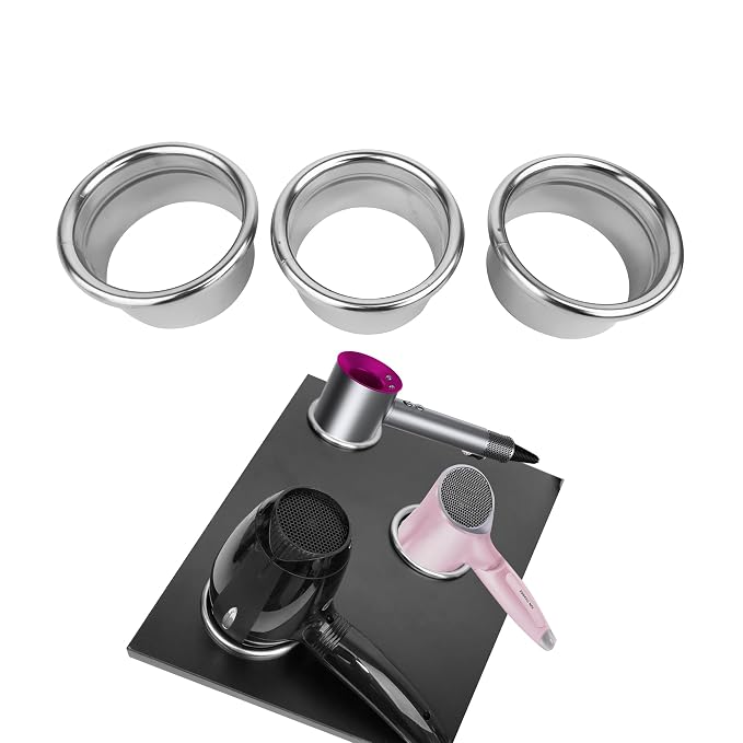3.0 Inch 3pcs Open Hair Styling Dryer Appliance Tools Holder Tube Package Salon by QUEESALN