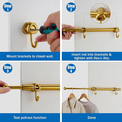 Valet Rod for Closet Pull Out - Image 7