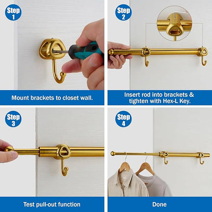 Valet Rod for Closet Pull Out - Image 7