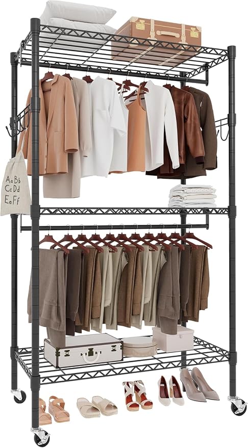 Whitmor Modern Industrial Wardrobe by Whitmor