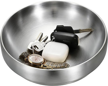 Key Bowl for Entryway Table 8.3" Modern Decorative Bowl Catchall Bowl for Candy - Image 9