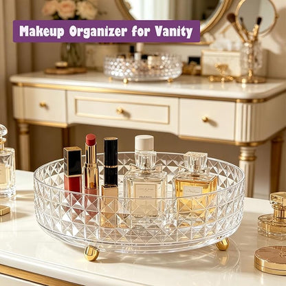 Non Skid Lazy Susan Turntable, Spice Rack Turntable, 9 Inch Spinning Organizer - Image 4