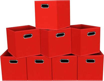 Fabric storage bins Cubes, Fabric Cube Organizer by Yunkeeper