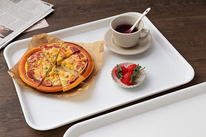 Eslite Rectangular Plastic Serving Trays, Fast Food Serving Cafeteria Trays - Image 6